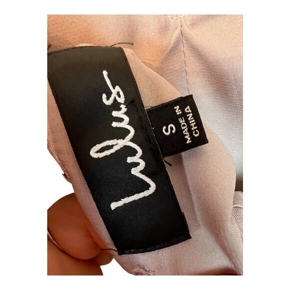 NWT Lulus Lookout Weekend Sparkly Silver Skater Dress S Metallic Fit & Flare - Picture 9 of 10